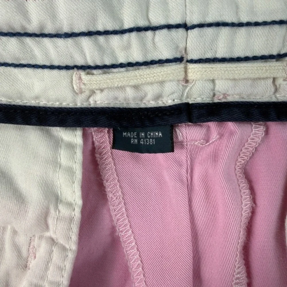 Vintage Polo Ralph Lauren Mens 34 Chino Shorts Pink Cotton Vintage Preppy Casual